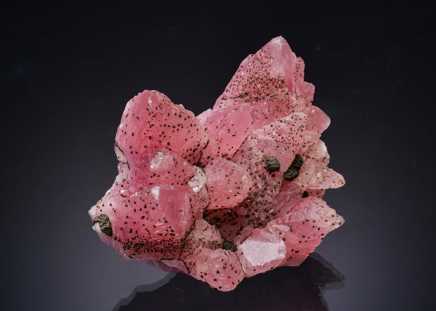 Cobaltoan CALCITE with KOLWEZITE