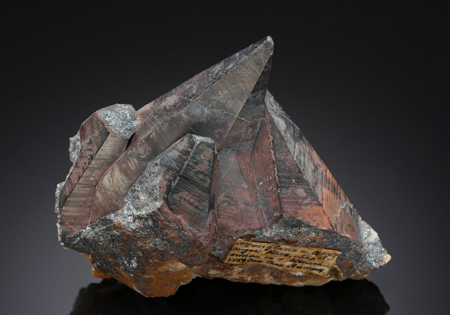 HEMATITE Pseudomorph After CALCITE