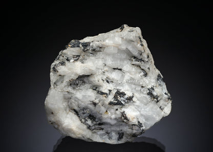NATIVE SILVER with GALENA in BARYTE