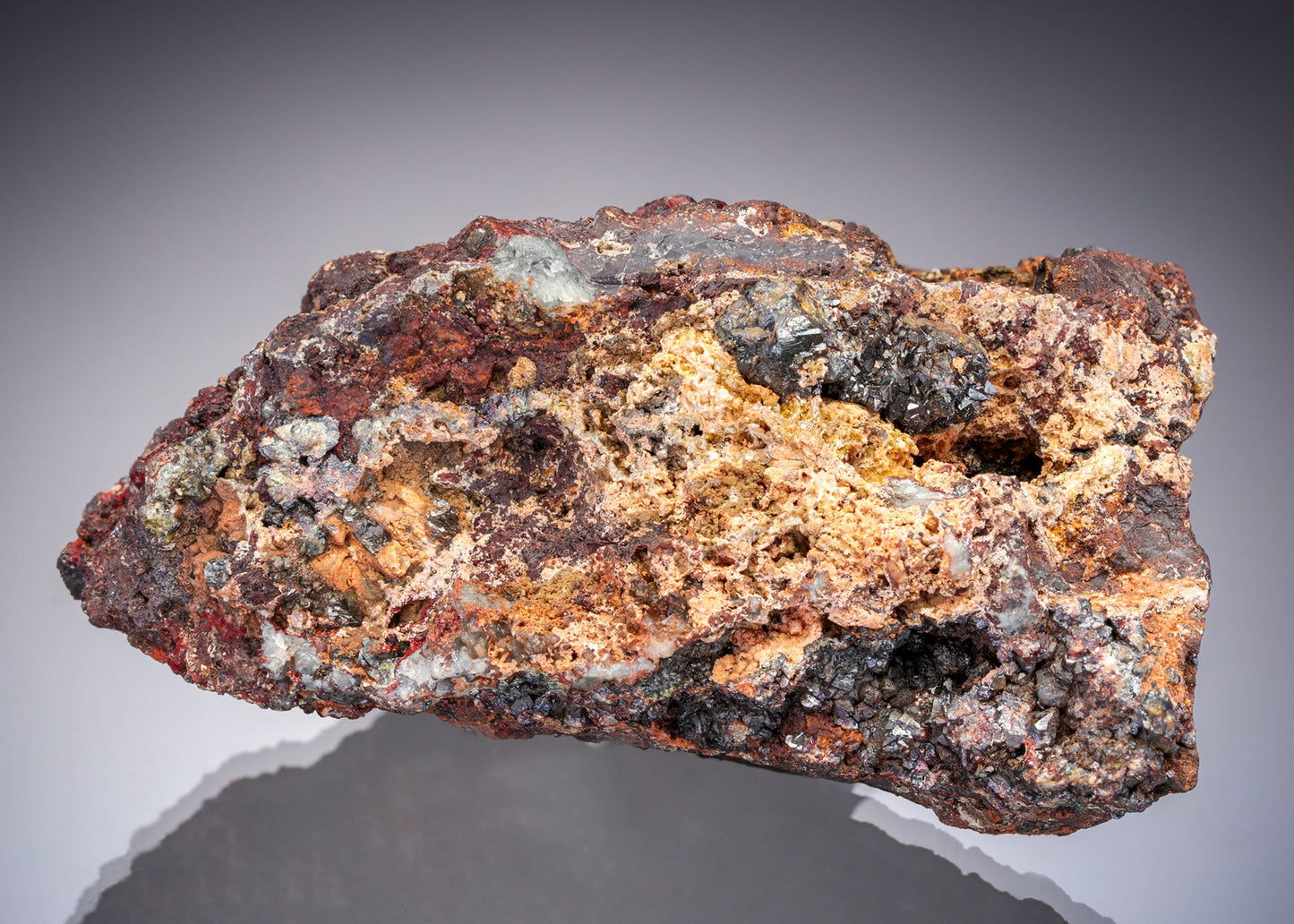BRACKEBUSCHITE with DESCLOIZITE and VANADINITE