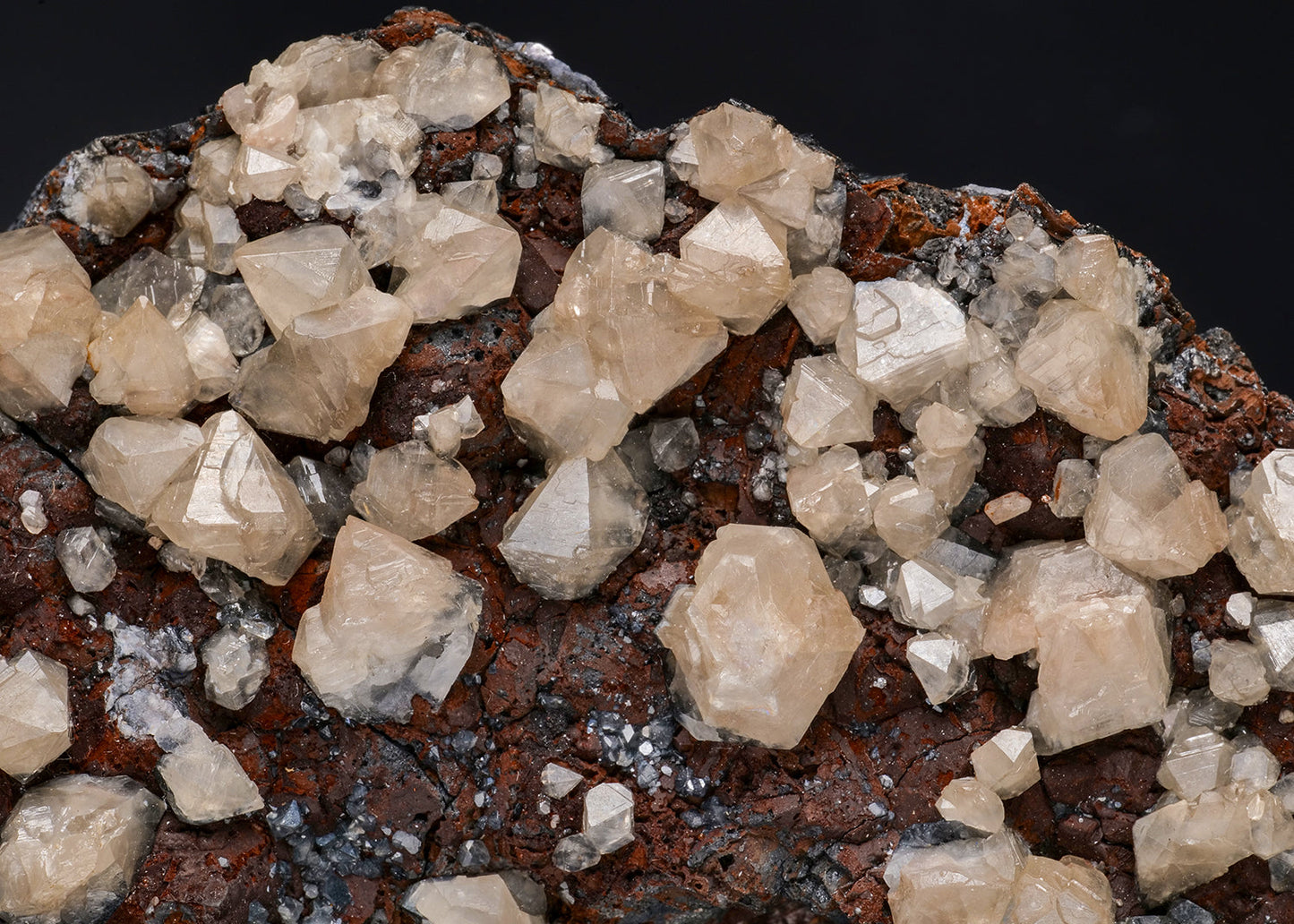 CERUSSITE on GALENA