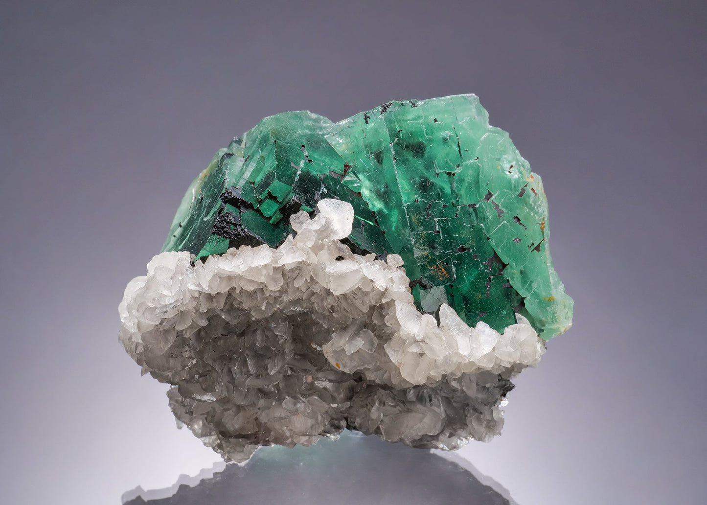 FLUORITE with CALCITE