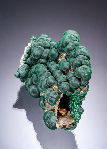 MALACHITE on QUARTZ