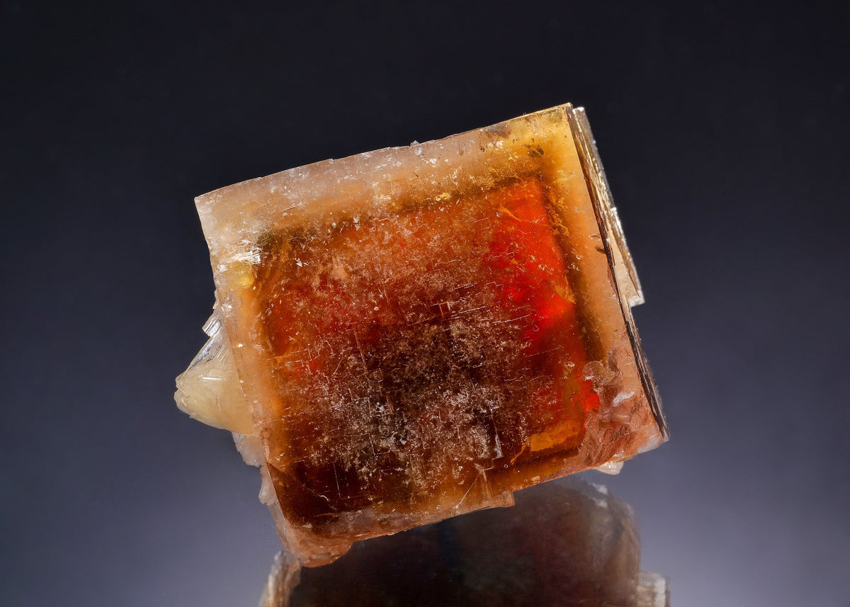 FLUORITE with CELESTINE and CALCITE
