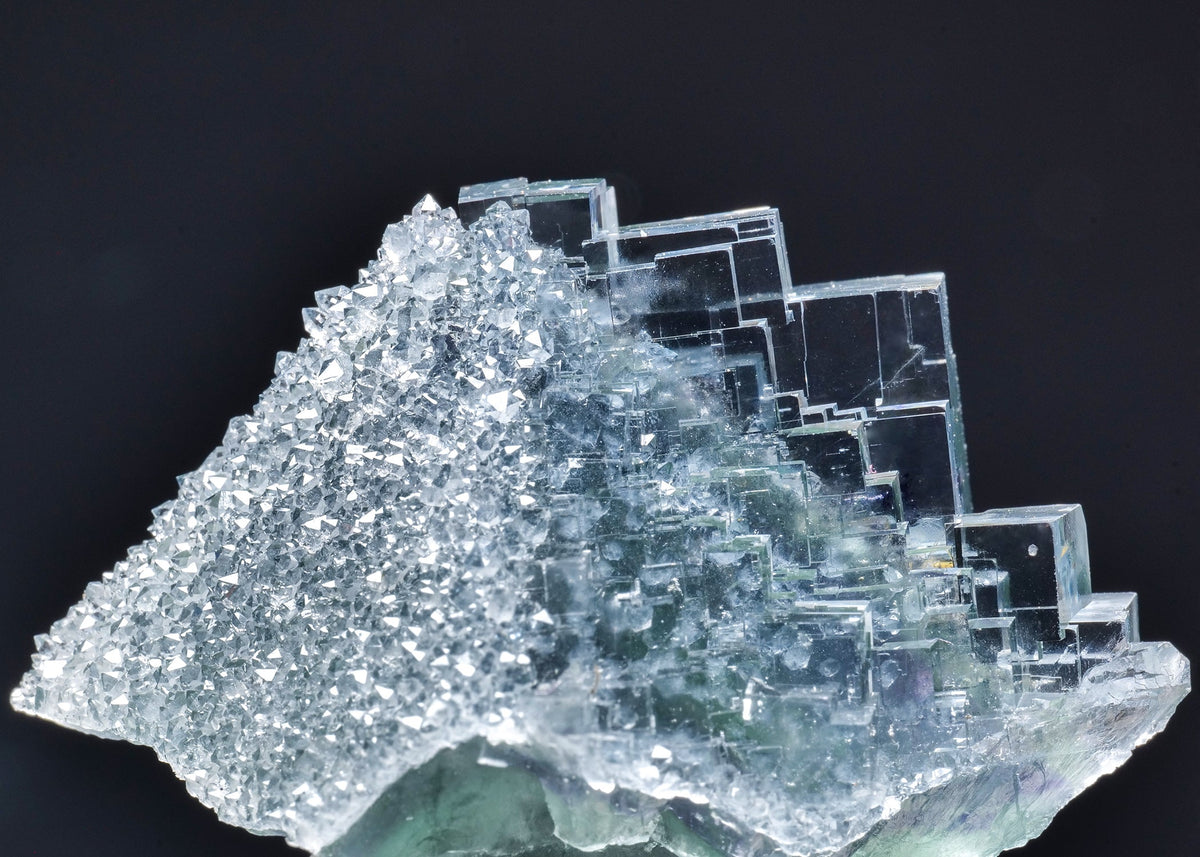 FLUORITE WITH QUARTZ