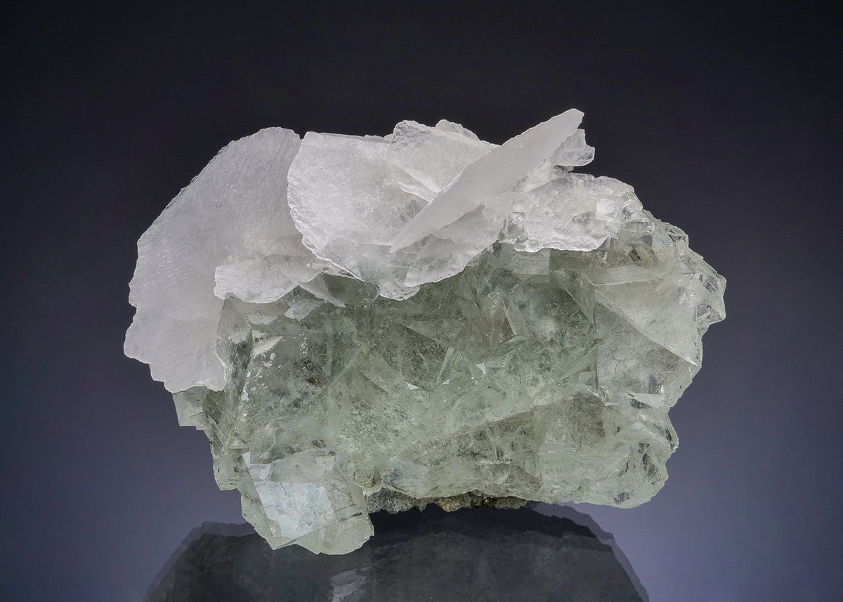 FLUORITE with CALCITE