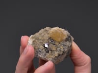 PROUSTITE on CALCITE