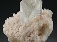 TOPAZ with ALBITE Var. CLEAVELANDITE