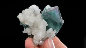 FLUORITE with CALCITE