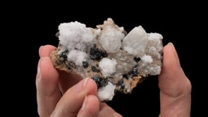 CALCITE with BRAUNITE  and OYELITE