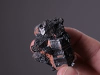 HAUSMANNITE on HEMATITE