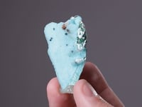CHRYSOCOLLA ps. after MALACHITE  ps. after AZURITE  with QUARTZ