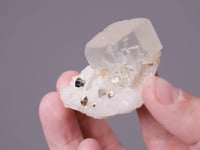 FLUORITE with PYRITE  and QUARTZ