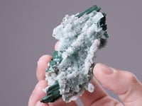 QUARTZ epimorphs on MALACHITE ps. after AZURITE