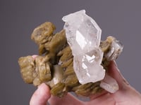 SIDERITE on QUARTZ