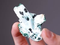 CHRYSOCOLLA ps. after MALACHITE  ps. after AZURITE  with QUARTZ