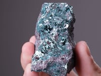 GERHARDTITE with CHRYSOCOLLA