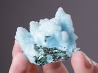 CHRYSOCOLLA ps. after MALACHITE ps. after AZURITE  with QUARTZ
