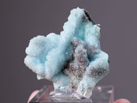 CHRYSOCOLLA ps. after MALACHITE  ps. after AZURITE  with QUARTZ