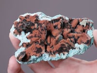 CHRYSOCOLLA ps. after MALACHITE ps. after AZURITE  with QUARTZ