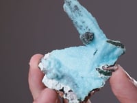 CHRYSOCOLLA ps. after MALACHITE  ps. after AZURITE  with QUARTZ