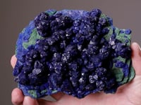 AZURITE   on MALACHITE
