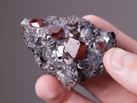 RHODONITE with GALENA
