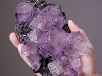 FLUORITE on SPHALERITE