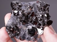 SPESSARTINE GARNET with GALENA