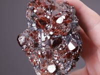 SPESSARTINE GARNET with GALENA