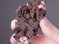 GOETHITE coating CERUSSITE after ANGLESITE
