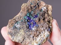 LINARITE with BROCHANTITE