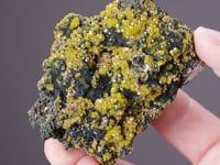 PYROMORPHITE on MALACHITE