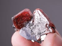 RHODONITE with GALENA