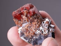 RHODONITE with GALENA