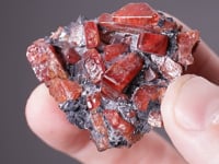 RHODONITE with GALENA