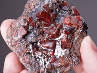 RHODONITE with GALENA