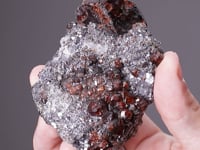 SPESSARTINE with GALENA