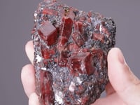RHODONITE with GALENA