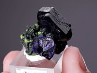 AZURITE on BAYLDONITE
