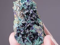 AZURITE with MALACHITE, WULFENITE ROSASITE, SMITHSONITE and BAYLDONITE