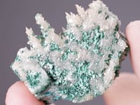 CERUSSITE with MALACHITE