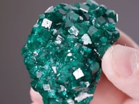 DIOPTASE   with CALCITE