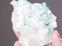 DIOPTASE on CALCITE