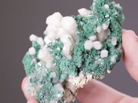 ARAGONITE with MALACHITE