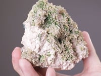 MIMETITE with WULFENITE and DUFTITE on DOLOMITE