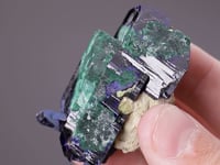 AZURITE  with MALACHITE