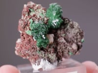 ZINCOLIVENITE with WULFENITE