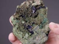 AZURITE with ADAMITE