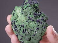 AZURITE with BAYLDONITE